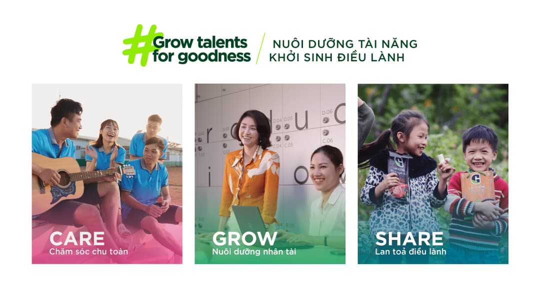 Grow talents for goodness – Nuôi dưỡng tài năng, khởi sinh điều lành